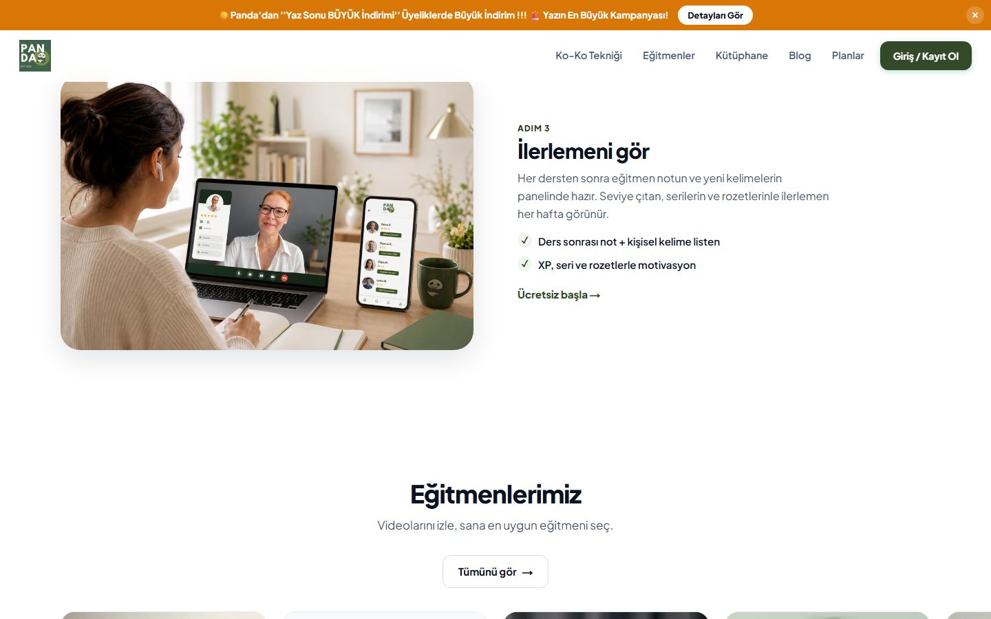 Panda International — Ekranlar 3/4